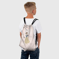 Рюкзак-мешок Белоснежка: будь смелой, цвет: 3D-принт — фото 2