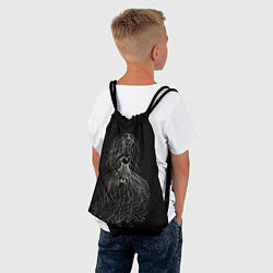 Рюкзак-мешок Девушка - призрак, цвет: 3D-принт — фото 2