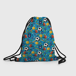 Рюкзак-мешок СПОРТ, цвет: 3D-принт