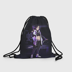 Рюкзак-мешок Клинок рассекающий демонов, цвет: 3D-принт