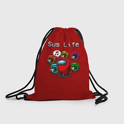 Рюкзак-мешок Sus Life, цвет: 3D-принт