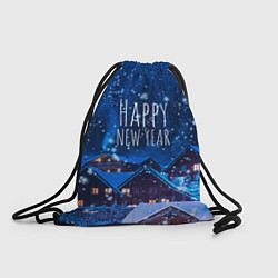 Рюкзак-мешок Happy New Year, цвет: 3D-принт