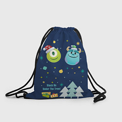 Рюкзак-мешок Monsters Christmas, цвет: 3D-принт