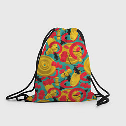Рюкзак-мешок Круглые 3д фигуры, цвет: 3D-принт