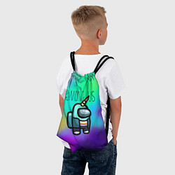 Рюкзак-мешок Among Us Unicorn Z, цвет: 3D-принт — фото 2