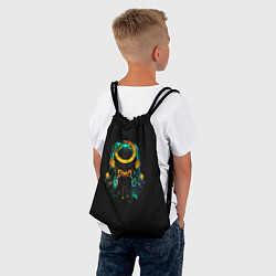 Рюкзак-мешок Cyber Samurai, цвет: 3D-принт — фото 2