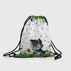 Рюкзак-мешок Котёнок, цвет: 3D-принт