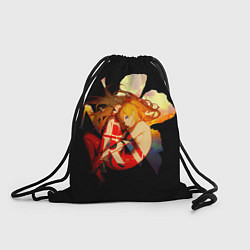 Рюкзак-мешок Аска Евангелион Nerv, цвет: 3D-принт