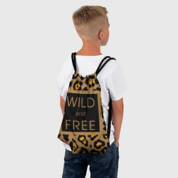 Рюкзак-мешок Дикий и свободный, цвет: 3D-принт — фото 2