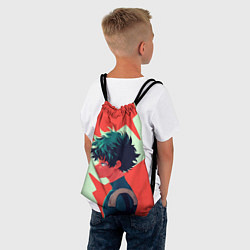 Рюкзак-мешок Мидория, цвет: 3D-принт — фото 2