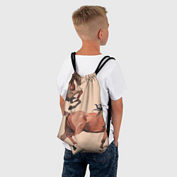 Рюкзак-мешок Кони, цвет: 3D-принт — фото 2