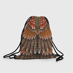 Рюкзак-мешок Оперение: орел, цвет: 3D-принт