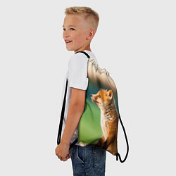 Рюкзак-мешок Лиса, цвет: 3D-принт — фото 2