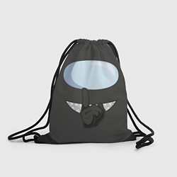 Рюкзак-мешок AMONG US BLACK IMPOSTOR, цвет: 3D-принт