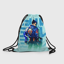 Рюкзак-мешок ВАЛОРАНТ, цвет: 3D-принт