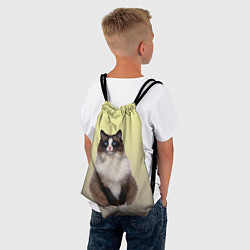 Рюкзак-мешок Персидская пушистая кошка, цвет: 3D-принт — фото 2
