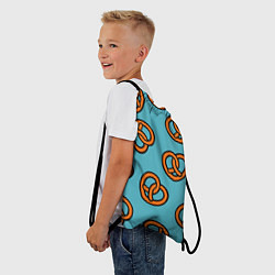 Рюкзак-мешок Крендели, цвет: 3D-принт — фото 2