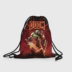 Рюкзак-мешок Doom Думгай, цвет: 3D-принт