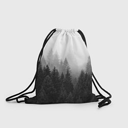 Рюкзак-мешок Туманный лес, цвет: 3D-принт