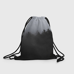 Рюкзак-мешок Лес в дыму, цвет: 3D-принт