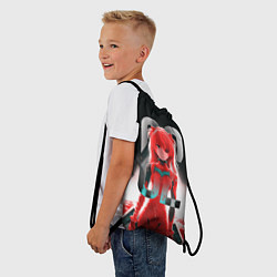 Рюкзак-мешок Asuka Langley, цвет: 3D-принт — фото 2