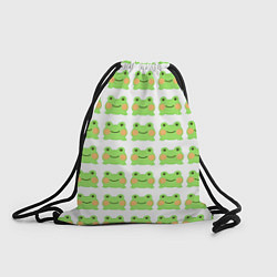 Рюкзак-мешок Лягушка, цвет: 3D-принт