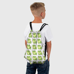 Рюкзак-мешок Лягушки, цвет: 3D-принт — фото 2