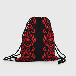 Рюкзак-мешок ХОХЛОМА, цвет: 3D-принт