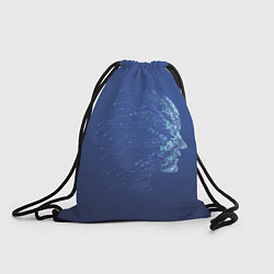 Рюкзак-мешок Digital face, цвет: 3D-принт