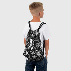 Рюкзак-мешок Егор Крид LogoBombing, цвет: 3D-принт — фото 2