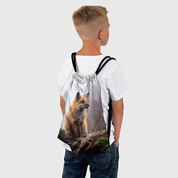 Рюкзак-мешок Лиса, цвет: 3D-принт — фото 2