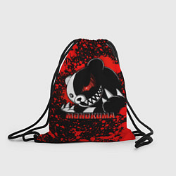 Рюкзак-мешок MONOKUMA МОНОКУМА BLOOD, цвет: 3D-принт