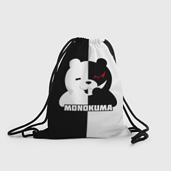 Рюкзак-мешок MONOKUMA МОНОКУМА BEAR, цвет: 3D-принт