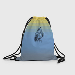 Рюкзак-мешок Филин, цвет: 3D-принт