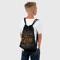 Рюкзак-мешок God day GOW, цвет: 3D-принт — фото 2