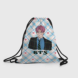 Рюкзак-мешок BTS anime style, цвет: 3D-принт