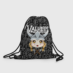 Рюкзак-мешок Valheim Girl, цвет: 3D-принт