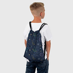 Рюкзак-мешок Созвездия, цвет: 3D-принт — фото 2
