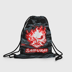 Рюкзак-мешок CYBERPUNK САМУРАЙ, цвет: 3D-принт