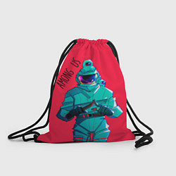 Рюкзак-мешок Among Us Астронавт, цвет: 3D-принт