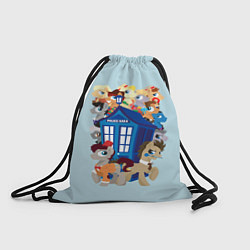 Рюкзак-мешок My little pony x Doctor Who, цвет: 3D-принт