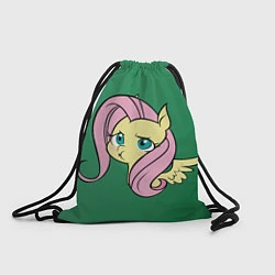 Рюкзак-мешок Милая Флаттершайн, цвет: 3D-принт