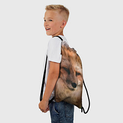 Рюкзак-мешок Строгая лисица, цвет: 3D-принт — фото 2