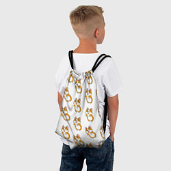 Рюкзак-мешок Собаки Корги, цвет: 3D-принт — фото 2