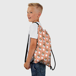 Рюкзак-мешок Звери Корги, цвет: 3D-принт — фото 2