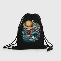 Рюкзак-мешок One Piece Retro Style, цвет: 3D-принт