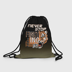 Рюкзак-мешок FIGHT TIGER тигр боец, цвет: 3D-принт