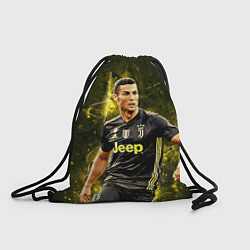 Рюкзак-мешок Cristiano Ronaldo Juventus, цвет: 3D-принт