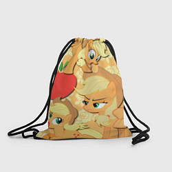 Рюкзак-мешок Applejack pattern, цвет: 3D-принт