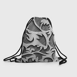 Рюкзак-мешок Монохромный узор, цвет: 3D-принт